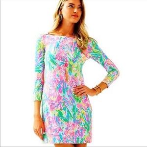 Lilly Pulitzer Sophie Dress Fan Sea Pants Multi Print UPF 50+ Size XL